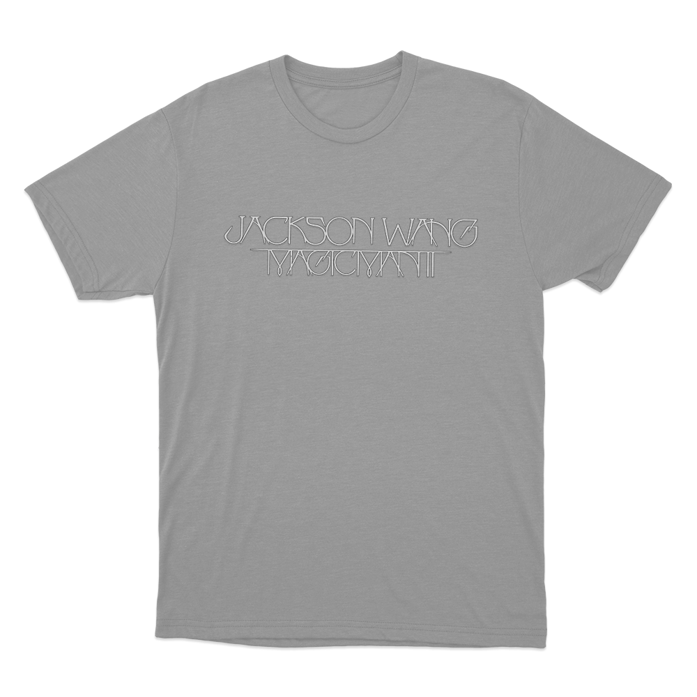Jackson Wang MAGICMAN Unisex T Shirt Grey Jackson Wang MAGICMAN Unisex T Shirt Grey