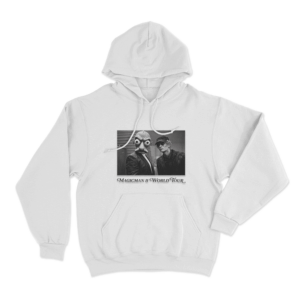 MAGICMAN II World Tour Masked Photo Unisex Hoodie White