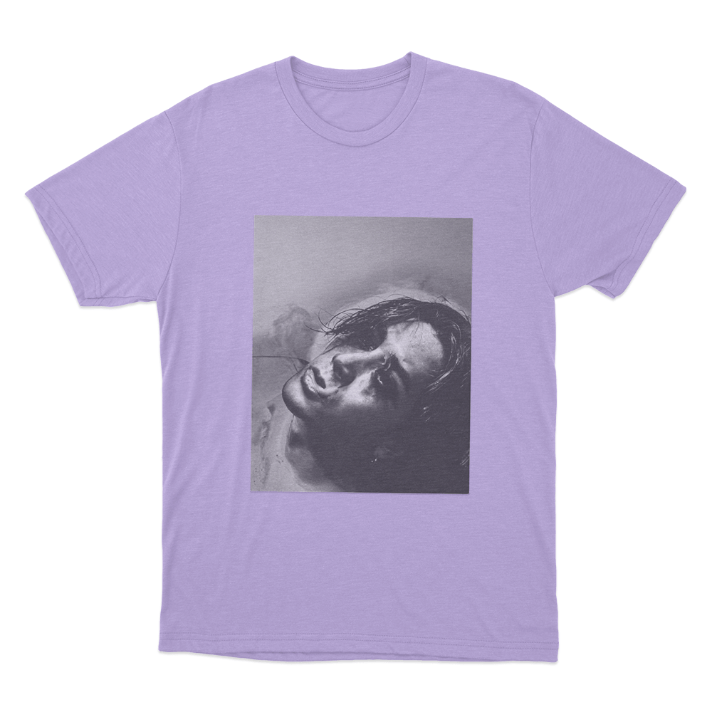 Moody Close-Up Art Unisex T Shirt Purple Moody Close Up Art Unisex T Shirt Purple