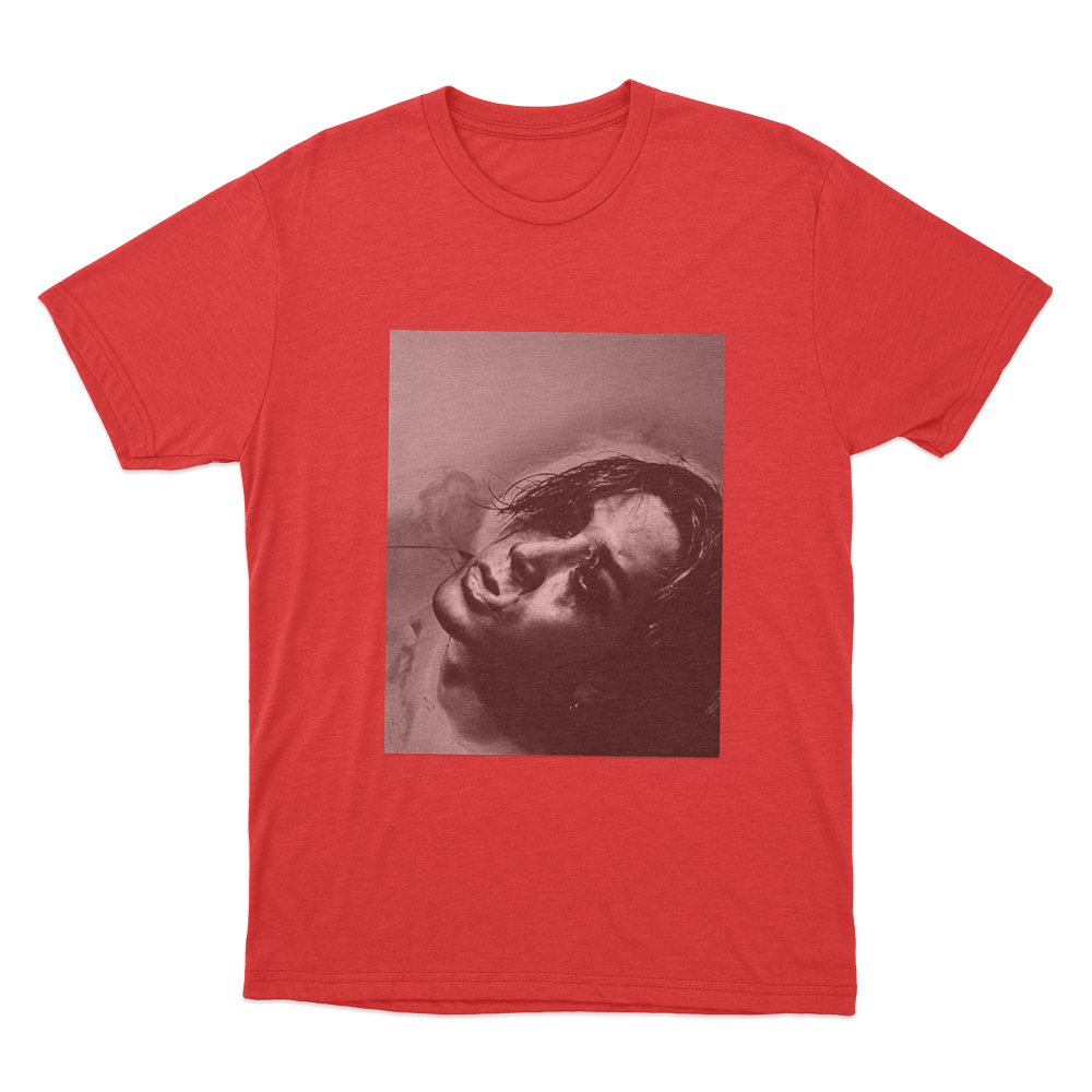 Moody Close-Up Art Unisex T Shirt Red Moody Close Up Art Unisex T Shirt Red