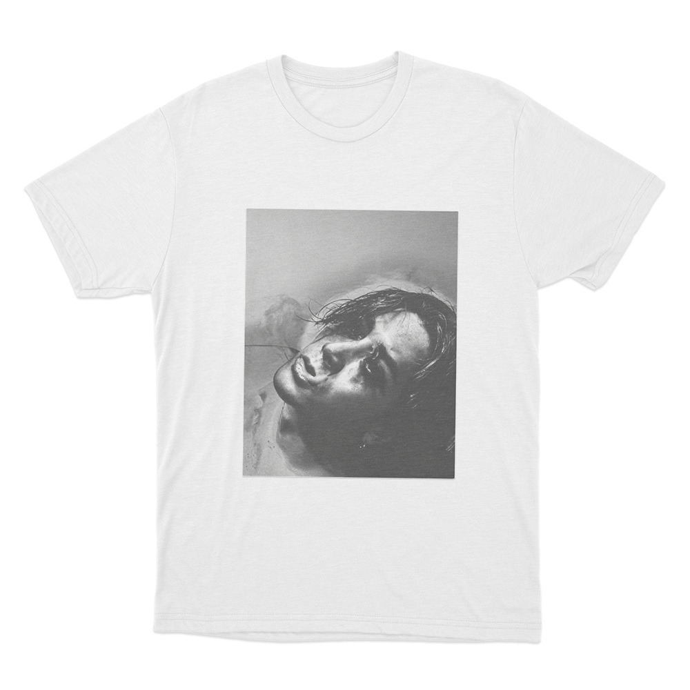 Moody Close-Up Art Unisex T Shirt White Moody Close Up Art Unisex T Shirt White